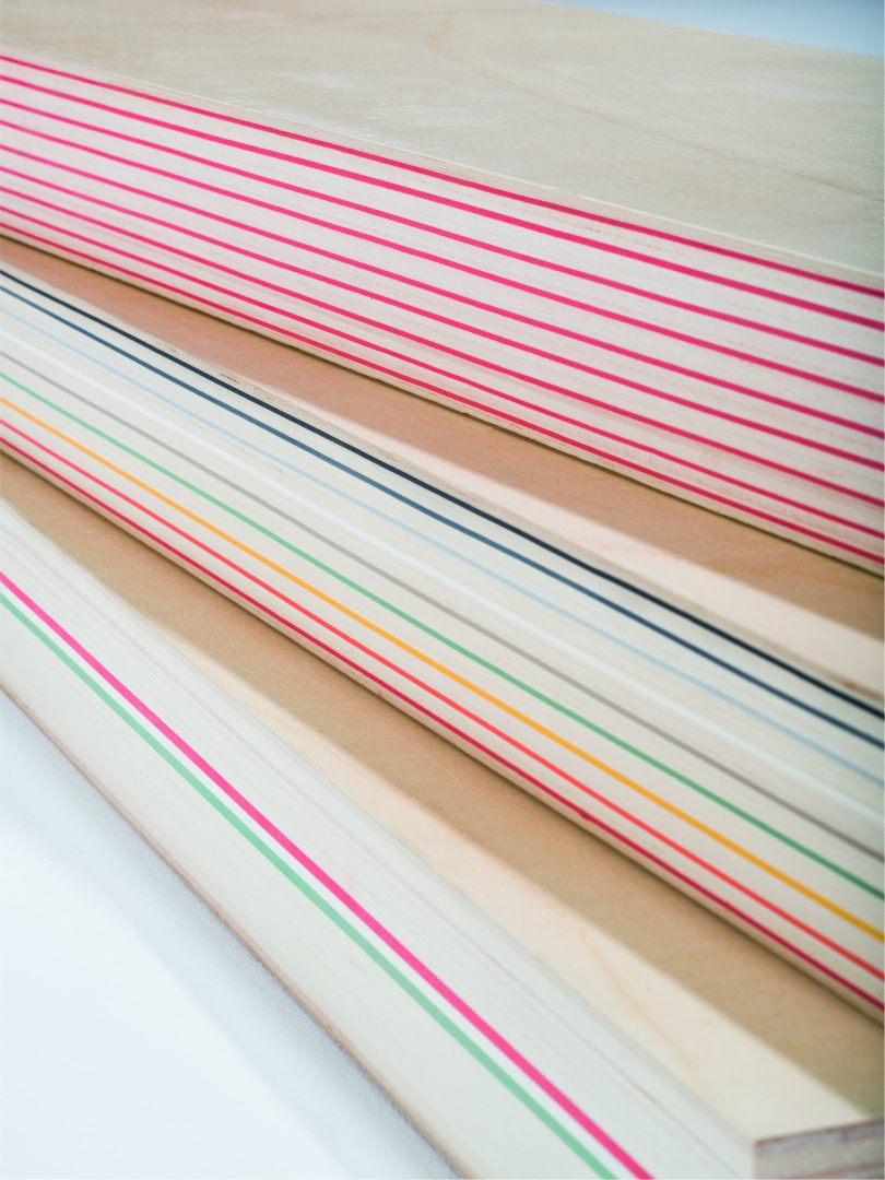 Pannelli Vafer, Augmented Material di Filippi 1971: interlaminazione di legno e VittEr®, il multistrato compatto in carta FSC®. Alta resistenza, leggerezza e design per arredi sostenibili e innovativi. - Filippi 1971